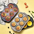 thumbnail image 4 of sunsanly Silicone Muffin Pan Nonstick Cake Mold with 6/12 Holes Easy Release Cupcake Tray for Baking Egg Bite Maker Bakeware for Oven, 4 of 8