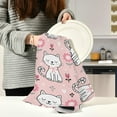 thumbnail image 6 of SKYSONIC Cat Kitchen Dish Towel Set of 4, Soft Drying Cloth Tea Bar Towels, 28 x 18 Inch, 6 of 7