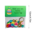 thumbnail image 3 of Cadancy Easter Handmade DIY Button Decorations Pendant Craft Kit, Make Your Own Cute Animal Decor, Spring Holiday Activity, Easter Gift for Kids(B), 3 of 7