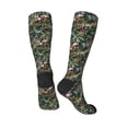 thumbnail image 4 of Balery Flamingos And Palm Leaves Printed Novelty Socks Men's Women's Crew Socks Sports Socks Knee High Socks Cotton Socks Quirky and Cool Socks, 4 of 9