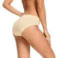 thumbnail image 6 of VOENXE Women Seamless Hipster Underwear,Breathable Ladies Panties,No Show Soft Briefs,5-Pack,XS-XXL, 6 of 7