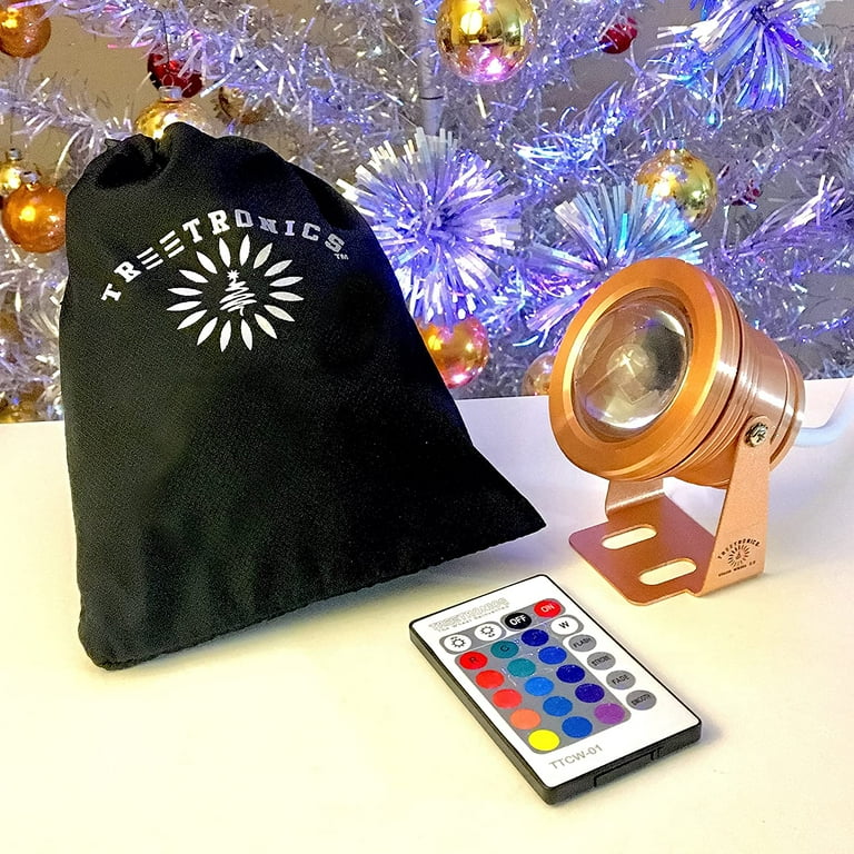 Vintage Aluminum Christmas Tree With Color Wheel