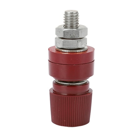 

Terminal Post Prevent Oxidation Nickel Plated Brass Multipurpose Banana Socket For Electronic Instrument Red Black