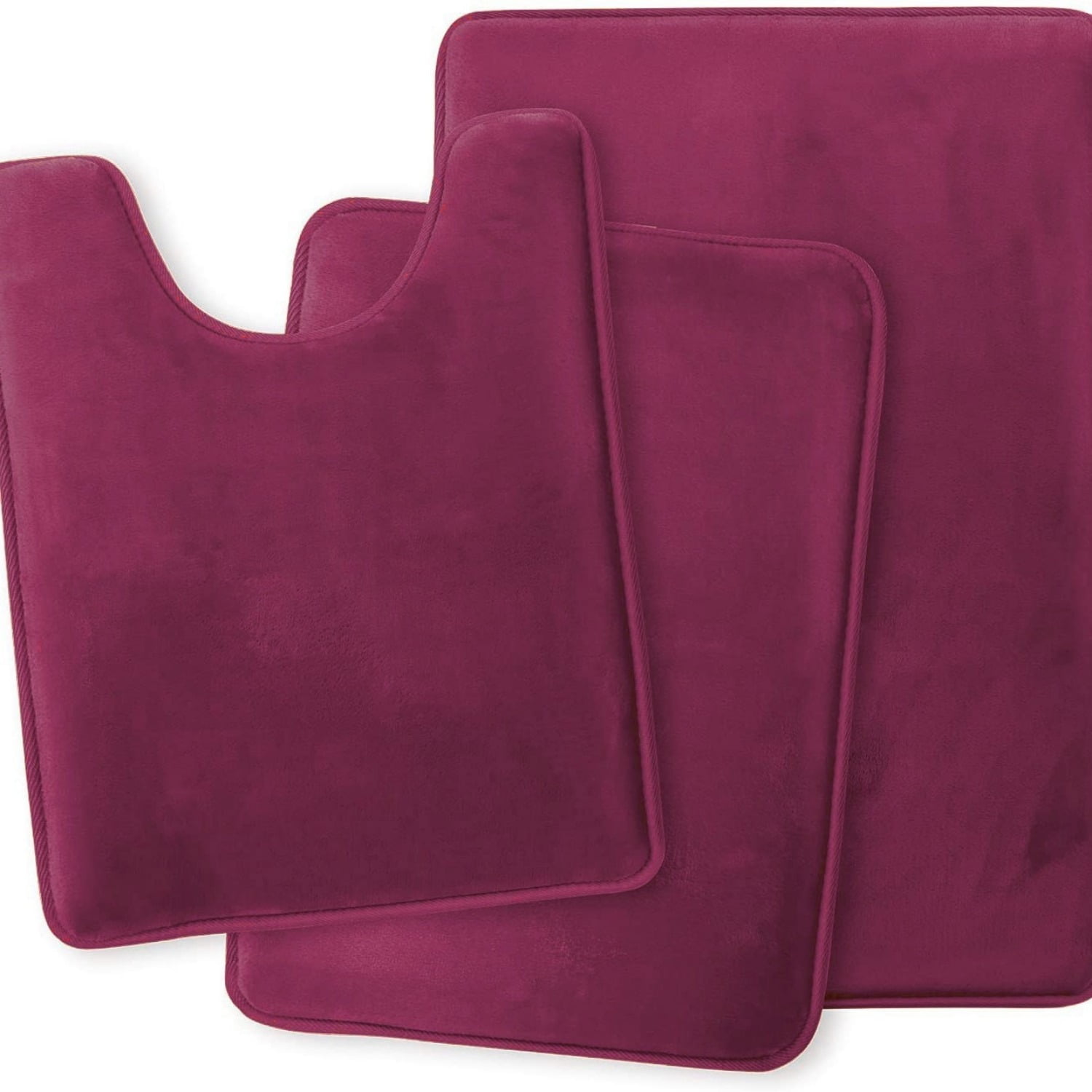 3-Piece Non-Slip Bathroom Rug Set – Ultra-Absorbent Coral Fleece Mats for Toilet, Vanity & Wet Floors, Machine-Washable Anti-Skid Bath Mats&nbsp;