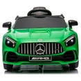 thumbnail image 3 of SESSLIFE Green Ride On Toy, Ride On Car for Age 3-5, 12V Remote Control Motorized Riding Toys with Led Headlights, Seat Belt, TE1541, 3 of 10