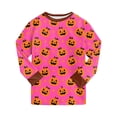 thumbnail image 5 of 7-8 Years Tween Short Sleeved And Shorts Set Halloween Parties Girls Sleepwear Matching Family Halloween Pajamas, 5 of 9