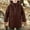 Brown, variant on LoyisViDion Men'S Wool Heavy Coat Winter Leisure Jacket Pure Color Plus Size Casual Sweater Army Green XL