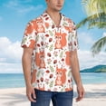 thumbnail image 5 of Goofa Squirrel And Hawaiian Shirt for Men, Unisex Summer Beach Casual Short Sleeve Button Down Shirts,Aloha Tropical Floral print shirt-3X-Large, 5 of 9