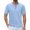 Sky Blue, variant on Yifymode Men’s Henley Shirt Casual Short Sleeve T-Shirt for Summer Beach Vacation,Blue S