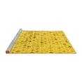 thumbnail image 2 of Ahgly Company Machine Washable Indoor Rectangle Abstract Yellow Modern Area Rugs, 5' x 7', 2 of 4