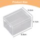 thumbnail image 5 of KDJ Clear Plastic Storage Box Set Rectangular Organizer Container for Insect Specimen Display Desktop Organization Home Jewelry Collection 9 Sizes Transparent, 5 of 10
