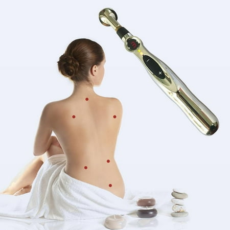 Cordless Electronic Pulse Energy Meridians Test Point Acupuncture Massage Pen For Pain Relief