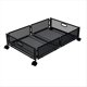 thumbnail image 3 of Contenedores de Almacenamiento para Edredones Debajo de la Cama, Cajón de Hierro con Ruedas de Gran Capacidad para Ropa, Mantas, Organizador de Zapatos Plegable, Color Negro, 3 of 5