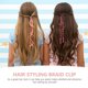 thumbnail image 5 of 12pcs Pein Styling Braid Clips Girls Spiral Accesorios para el cabello Pelo Braider, 5 of 5