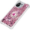 thumbnail image 6 of for Xiaomi Mi 11 5G Case, Creativity Clear Quicksand Glitter Flowing Liquid Floating Soft TPU Case w/Stand Bling Diamond Sparkle Phone Cover for Xiaomi Mi 11 5G  Rose Gold, 6 of 14