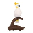 thumbnail image 4 of Figura de pájaro modelo realista, estatua de pájaro, mesa de paisaje, juguete cognitivo, escultura Cacatúa amarilla, 4 of 9
