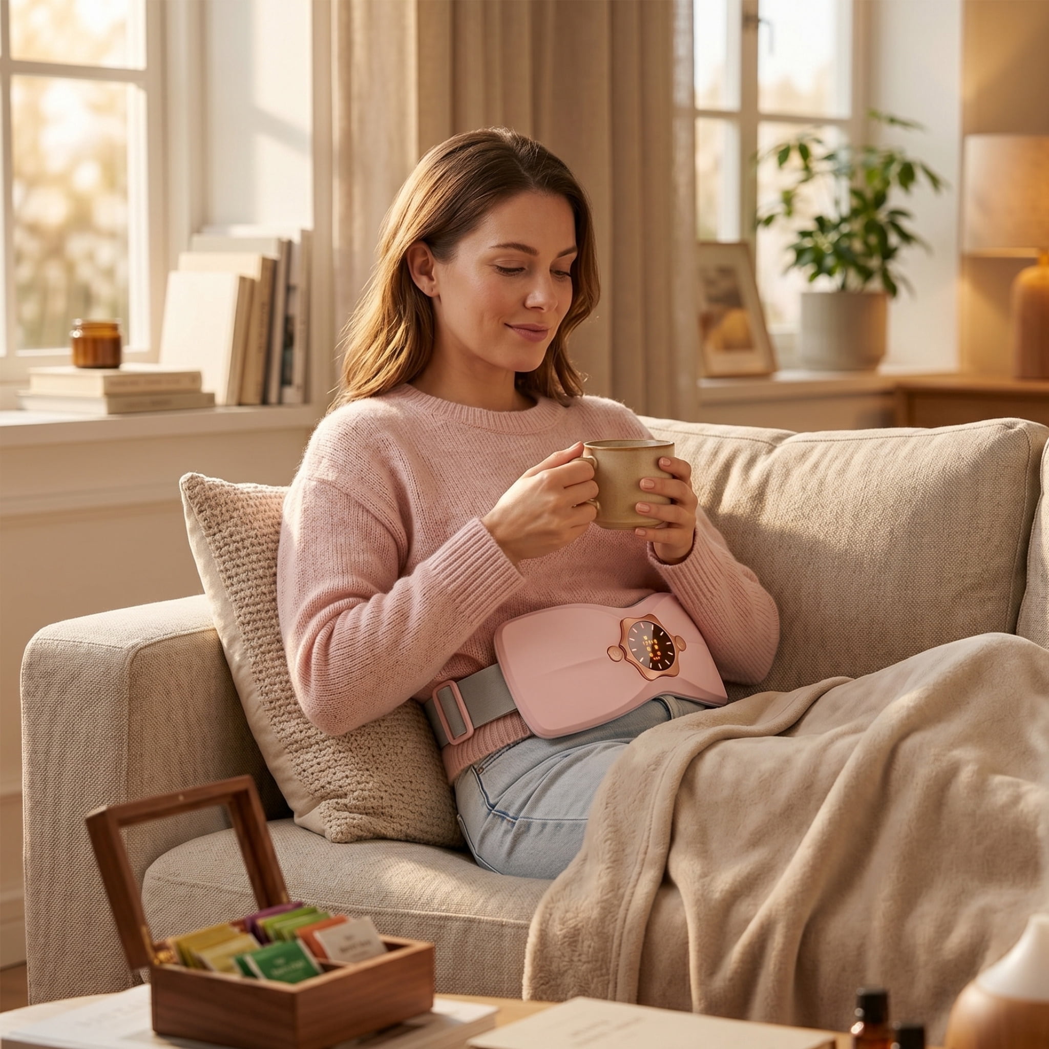 Electric Warming Belt Wellness Heating Pad