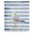 Ocean Blue, variant on Navy Blue Birds Sheer Curtains 45 Inches Long for Bedroom, Coastal Nautical Summer Striped Light Filtering Privacy Drapes, Breathable Semi Sheer Short Window Treatment for Kitchen Cafe Bathroom