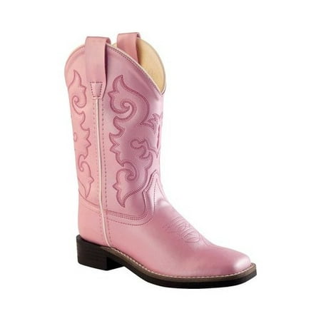 Ariat Western Cowboy Square Toe - Children's Old West Broad Western Square Toe Boot - Child