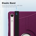 thumbnail image 4 of Fintie Rotating Case for Samsung Galaxy Tab S10 Lite/ S10 FE/ S9 FE 5G 10.9 Inch/Tab S9 11 Inch with S Pen Holder, 360 Degree Swiveling Stand Cover Auto Sleep/Wake, Purple, 4 of 8