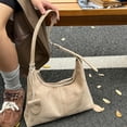 thumbnail image 3 of HUISZJ Shoulder Bag PU Leather Travel Handbag Large Capacity Messenger Purse for Women Work Shopping Travel (Khaki), 3 of 10