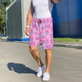 thumbnail image 4 of Haiem Pink Donuts Men's Pajama Short with Soft Woven Cotton Elastic Waistband Sleep Short-XX-Large, 4 of 9