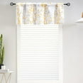thumbnail image 2 of Tree Branch Printed Valance Curtain, 18 inches Long Kitchen Valance, Yellow and Grey Window Valances for Kitchen, Bathroom, Dining Room, Living Room, Bedroom and Kid’s Room 1Panel, 2 of 8