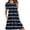 84-navy summer dresses for women, variant on Womens Round Neck Striped Tiered Swing Dress Short Sleeve Casual Shirt Dress Loose Fit Flowy Tiered Hem Dress with Pockets,Beige Dress L