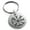 Silver, variant on Stainless Steel Vegvisir Viking Compass Engraved Small Medallion Circle Charm Keychain Keyring