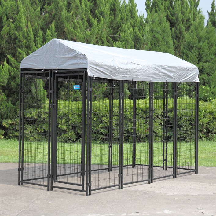 Coziwow 67" Outdoor Dog Kennel Enclosure with Waterproof Cover