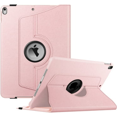 Fintie 10.5-inch iPad Air (3rd Gen) / iPad Pro Case 360 Degree Rotating Cover with Apple Pencil Holder, Rose Gold