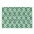 thumbnail image 1 of Mint Cutting Board, Shabby Fashion Abstract Squares Vintage Pattern Checkered Striped Crosswise, Decorative Tempered Glass Cutting and Serving Board, Small Size, Jade and Almond Green, by Ambesonne, 1 of 1