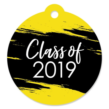 Yellow Grad - Best is Yet to Come -  Yellow 2019 Graduation Party Favor Gift Tags (Set of
