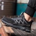 thumbnail image 1 of Zapatos de trabajo de construcción para hombres, botas de trabajo con punta de acero suave, flexibles para deportes al aire libre FLhrweasw  Nuevo, 1 of 9