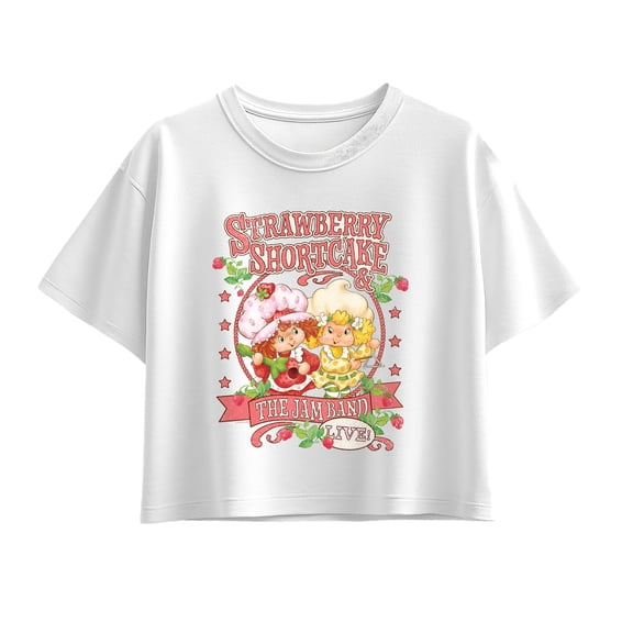 Strawberry Shortcake - Jam Band - Youth Girls Boxy T-Shirt