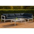 thumbnail image 2 of Meridian Furniture Nizuc Sectionnel Modulaire de Patio Extérieur Bleu Marine, 2 of 12