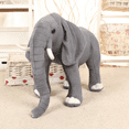 thumbnail image 2 of Minadi Giant Stuffed Elephant Plush, Animal Toy, Huge Soft Big Large Animals Doll, Baby Toy, Hugging Plush Toys Companion,Halloween Christmas Plush Gifts For Boys Kids Babies Girls Home Decor, 2 of 5