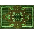 thumbnail image 1 of Ahgly Company Indoor Rectangle Persian Green Traditional Area Rugs, 7' x 9', 1 of 1