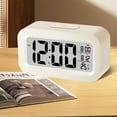 thumbnail image 2 of CCOCC Alarm Clock,Compact Digital Clock with Adjustable Brightness,Portable Bedside Clock with Temperature and Humidity Display for Bedroom and Office, 2 of 4