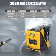 AUTOOL HTS708 Dry Ice Blasting Machine for Automotive Engine Intake Exhaust, 550W No-Disassembly Carbon Deposit Cleaner for Industrial Commercial Use