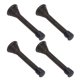 thumbnail image 3 of Wall Protection Door Stopper, Rust Resistant Door Stop 85mm Height Wide Applications Stainless Steel Material Black Innovative For Bedroom For Kitchen For Wall ANGGREK Otros, 3 of 8