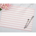 thumbnail image 3 of Saro Lifestyle Classic Striped Whipstitch Pom Pom Placemat (Set of 4), 3 of 5