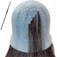 thumbnail image 1 of Hair Coloring Tool with Silicone Cap and Hook Attachment for Highlighting, 1 of 4