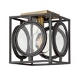 thumbnail image 1 of Hinkley 3921KZ Fulham 10" Small Flush Mount Ceiling Light, Bronze, 2-Light, 1 of 1