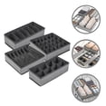 thumbnail image 3 of SENSETH 4pcs Foldable Underwear Drawer Organizers Fabric Closet Drawers Organizers Dividers Storage Box for Bras Briefs Socks, 3 of 8