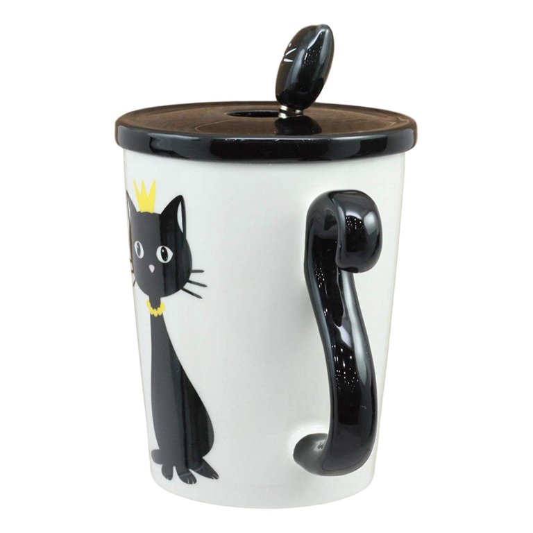 Wicca Witch Feline Cat Black Cup With Candle Holder Mug Warmer Shadow –  Ebros Gift