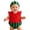 Red, variant on SonxaHe Newborn Girl Boy Bodysuit Cartoon Watermelon Sleeveless Romper Cozy Lightweight Clothes,2-Piece for Baby Red,Size 1-3 M