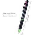 thumbnail image 3 of RETON 12pcs 0.7mm 4 in 1 multi-color ballpoint pen, 4 colors retractable ballpoint pen for office school supplies students kids gifts, 3 of 7