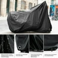 thumbnail image 5 of Lilypelle Adult Tricycle Trike Cover with Lock Hole & Storage Bag, 3 Wheeled Bike Cover, Bicycle/Motorcycle Storage Cover, 75"Lx30"Wx44"H，Black, 5 of 10