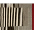thumbnail image 1 of Ahgly Company Machine Washable Indoor Rectangle Contemporary Midnight Gray Area Rugs, 2' x 5', 1 of 7